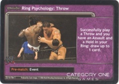 Ring Psychology: Throw